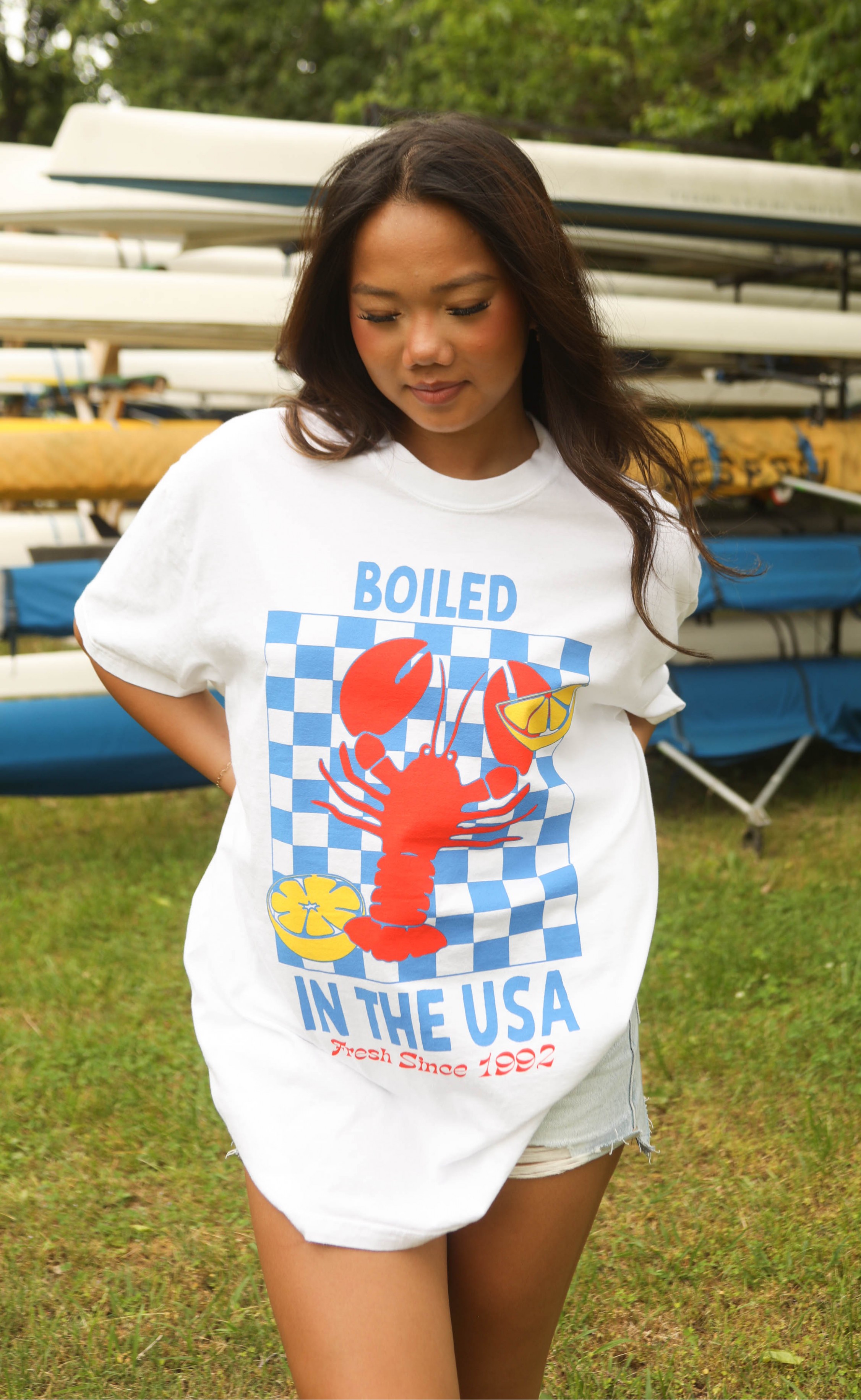 Boiled in the USA Graphic Tee – Soft Cotton Shir...
